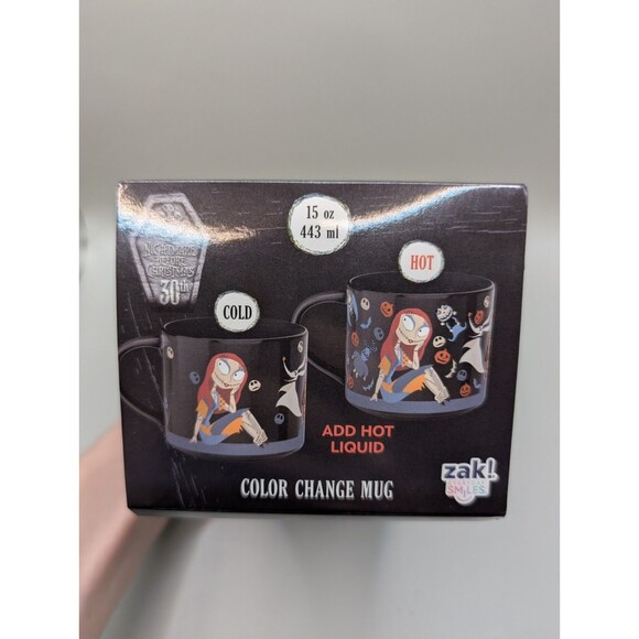 NEW Nightmare Before Christmas, Color Changing Coffee Mug, Jack And Sally 15 Oz - Picture 4 of 5